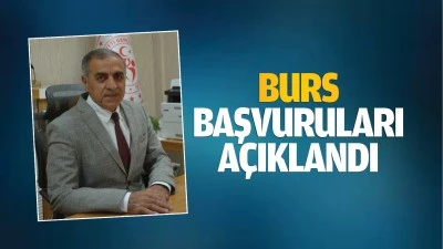 Burs başvuruları a&ccedil;ıklandı
