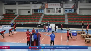 Bursa Büyükşehir Belediyespor maçı hazırlıklarını sürdürdü