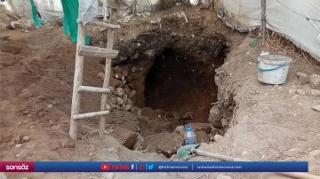 &Ccedil;adırda ka&ccedil;ak kazı alanı bulundu