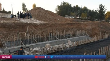 &Ccedil;ağ Deresi &uuml;zerine k&ouml;pr&uuml; inşa ediliyor