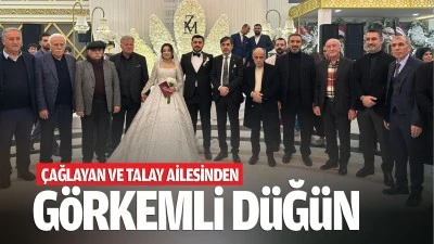 &Ccedil;ağlayan ve Talay ailesinden g&ouml;rkemli d&uuml;ğ&uuml;n