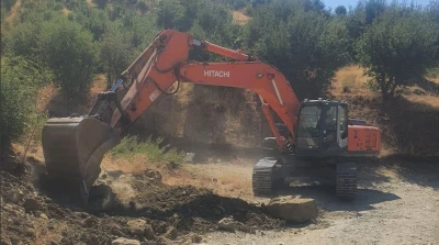 &Ccedil;ağlı K&ouml;y&uuml;&rsquo;nde yollar iyileştiriliyor