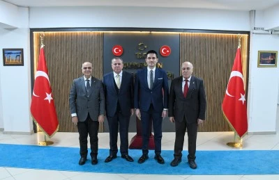 &Ccedil;akır'a belediye başkanlarından ziyaret