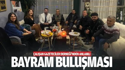 &Ccedil;alışan Gazeteciler Derneği&rsquo;nden anlamlı bayram buluşması