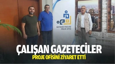 &Ccedil;alışan Gazeteciler, Proje Ofisini ziyaret etti