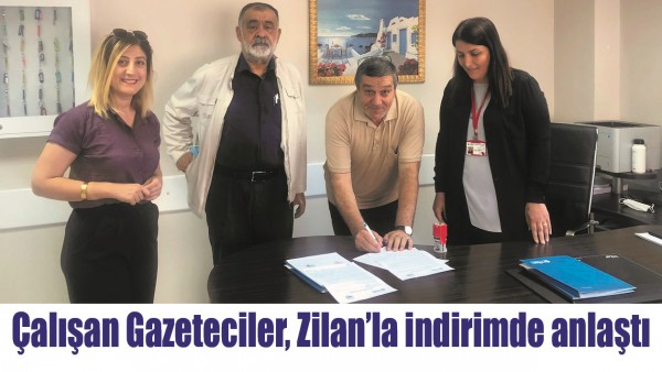 &Ccedil;ALIŞAN GAZETECİLER, ZİLAN&rsquo;LA İNDİRİMDE ANLAŞTI