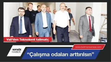 &ldquo;&Ccedil;alışma odaları arttırılsın&rdquo;