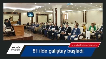 &Ccedil;alıştay başladı