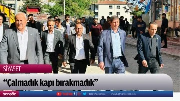 &ldquo;&Ccedil;almadık kapı bırakmadık&rdquo;