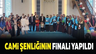Cami şenliğinin finali yapıldı