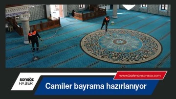 Camiler bayrama hazırlanıyor