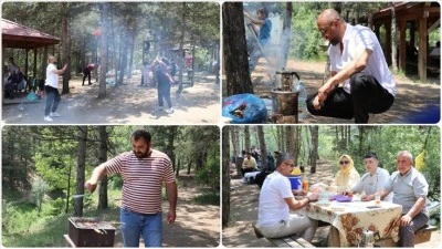 &Ccedil;amlık Milli Parkı piknik&ccedil;ilerin uğrak noktası oldu
