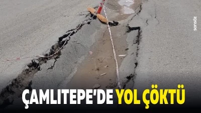 &Ccedil;amlıtepe&rsquo;de yol &ccedil;&ouml;kt&uuml;