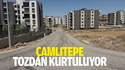 &Ccedil;amlıtepe, tozdan kurtuluyor