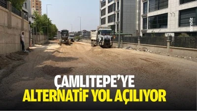 &Ccedil;amlıtepe&rsquo;ye alternatif yol a&ccedil;ılıyor