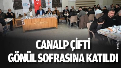 Canalp &Ccedil;ifti, g&ouml;n&uuml;l sofrasına katıldı 