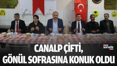 Canalp &Ccedil;ifti, g&ouml;n&uuml;l sofrasına konuk oldu