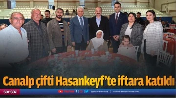 Canalp &ccedil;ifti Hasankeyf&rsquo;te iftara katıldı