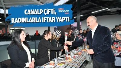 Canalp &ccedil;ifti, kadınlarla iftar yaptı
