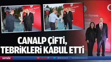 Canalp &ccedil;ifti, tebrikleri kabul etti