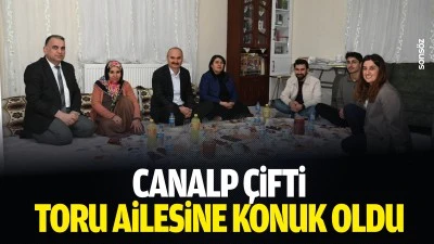 Canalp &Ccedil;ifti, Toru ailesine konuk oldu