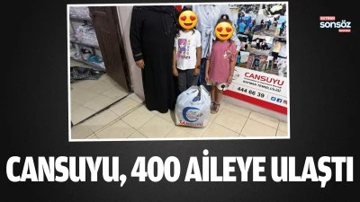 Cansuyu, 400 aileye ulaştı