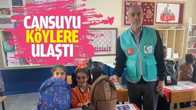 Cansuyu, k&ouml;ylere ulaştı