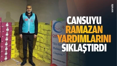 Cansuyu, ramazan yardımlarını sıklaştırdı