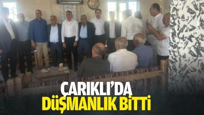 &Ccedil;arıklı&rsquo;da d&uuml;şmanlık bitti