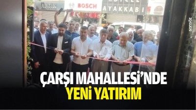 &Ccedil;arşı Mahallesi&rsquo;nde yeni yatırım