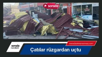 &Ccedil;atılar r&uuml;zgardan u&ccedil;tu