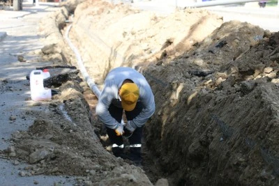 &Ccedil;ay&rsquo;da 1 kilometrelik i&ccedil;me suyu hattı d&ouml;şeniyor