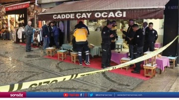 &Ccedil;ay ocağında oturan kişi, silahlı saldırıda yaralandı