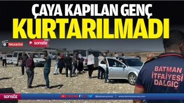 &Ccedil;aya kapılan gen&ccedil;, kurtarılamadı