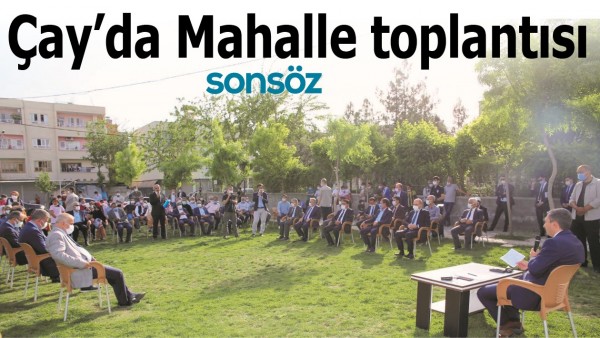 &Ccedil;AY&rsquo;DA MAHALLE TOPLANTISI