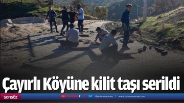 &Ccedil;ayırlı K&ouml;y&uuml;ne kilit taşı serildi