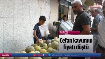 Cefan kavunun fiyatı d&uuml;şt&uuml;