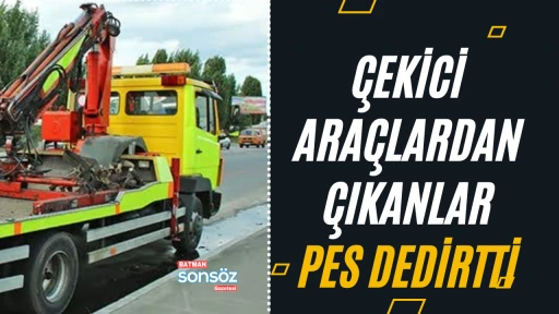 &Ccedil;ekici ara&ccedil;lardan &ccedil;ıkanlar pes dedirtti