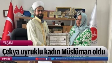 &Ccedil;ekya uyruklu kadın M&uuml;sl&uuml;man oldu