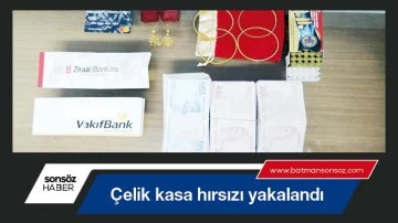 &Ccedil;elik kasa hırsızı yakalandı