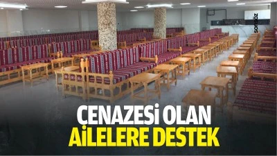 Cenazesi olan ailelere destek&hellip;