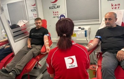 &Ccedil;ermik'te kan bağışı kampanyası
