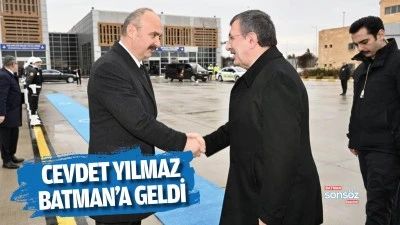 Cevdet Yılmaz Batman&rsquo;a geldi