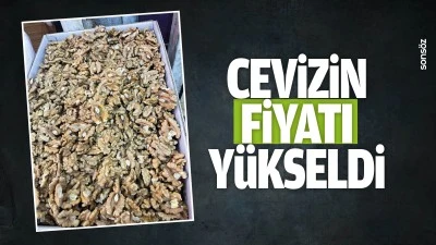 Cevizin fiyatı y&uuml;kseldi
