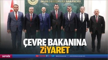 &Ccedil;evre Bakanına ziyaret&hellip;