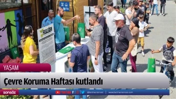 &Ccedil;evre Koruma Haftası kutlandı