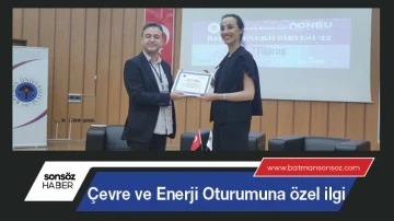 &Ccedil;evre ve Enerji Oturumuna &ouml;zeli ilgi