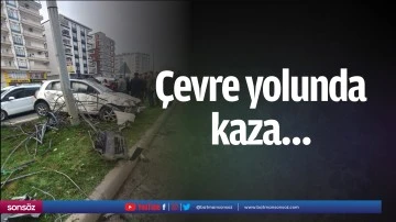&Ccedil;evre yolunda kaza&hellip;