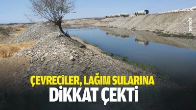 &Ccedil;evreciler, lağım sularına dikkat &ccedil;ekti