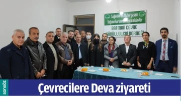 &Ccedil;EVRECİLERE DEVA ZİYARETİ